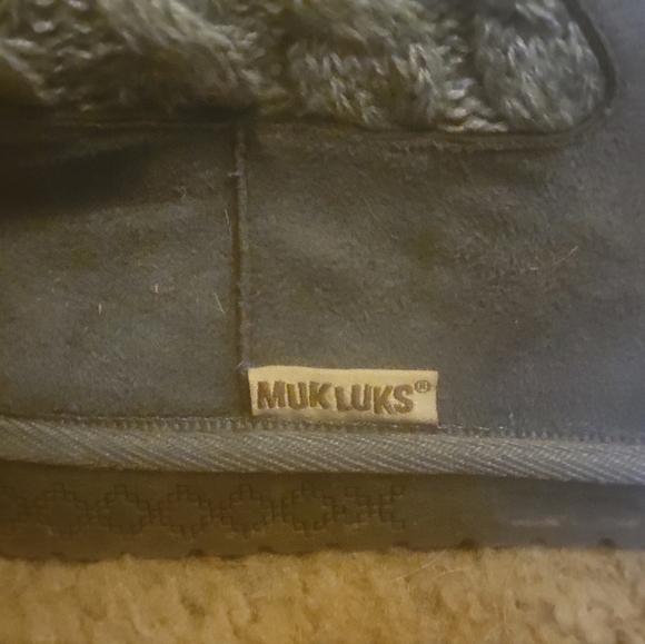 MUK LUKS grey boots sz6 - Picture 4 of 4